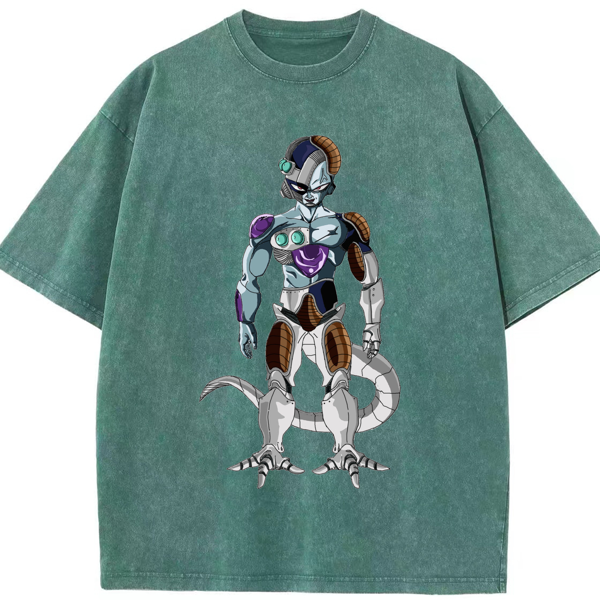 （画像用） ドラゴンボール クウラ DRAGON BALL Cooler Coora 綿100% ヴィンテージ風 半袖Tシャツ（フロントプリント）